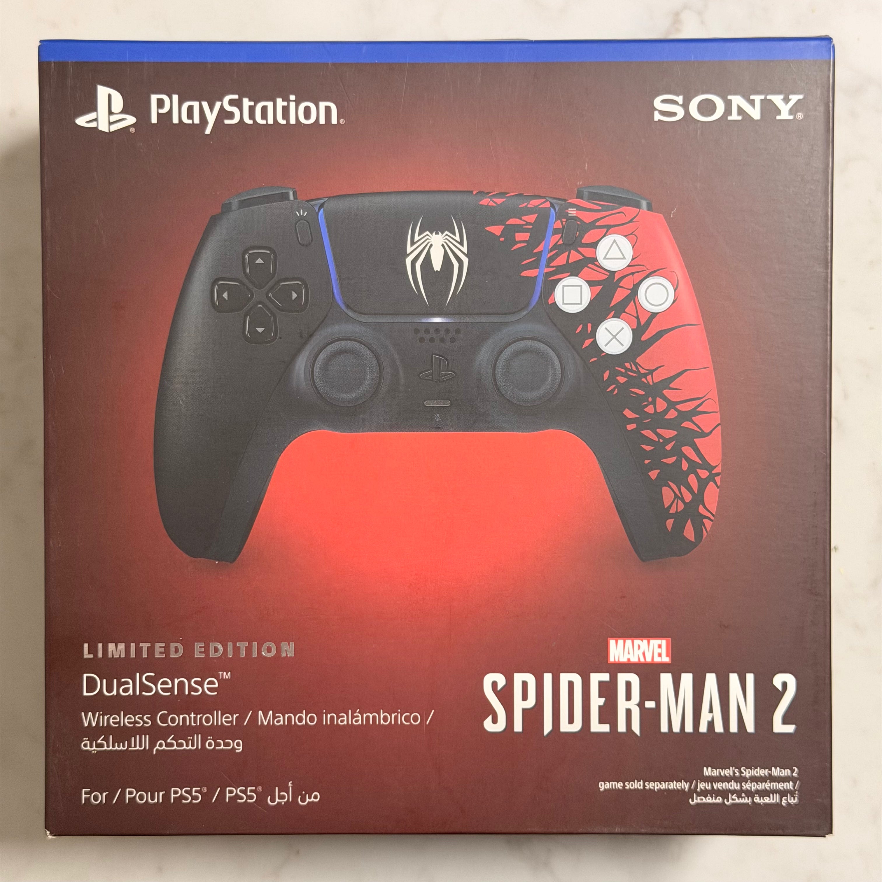 PS5 Marvel's Spider-Man 2 Limited Edition DualSense Wireless Controller