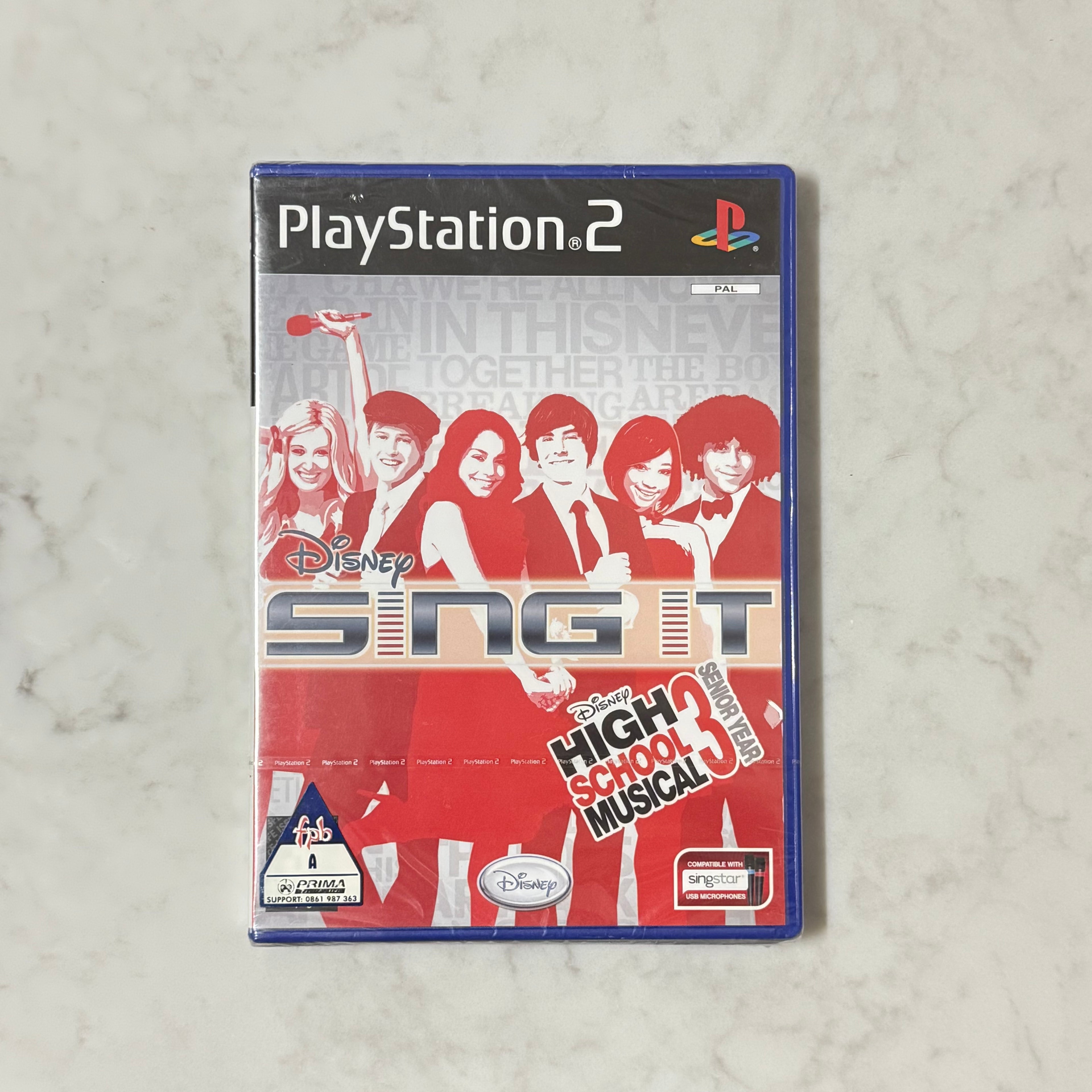 PS2 Disney Sing It: High School Musical 3 – Senior Year