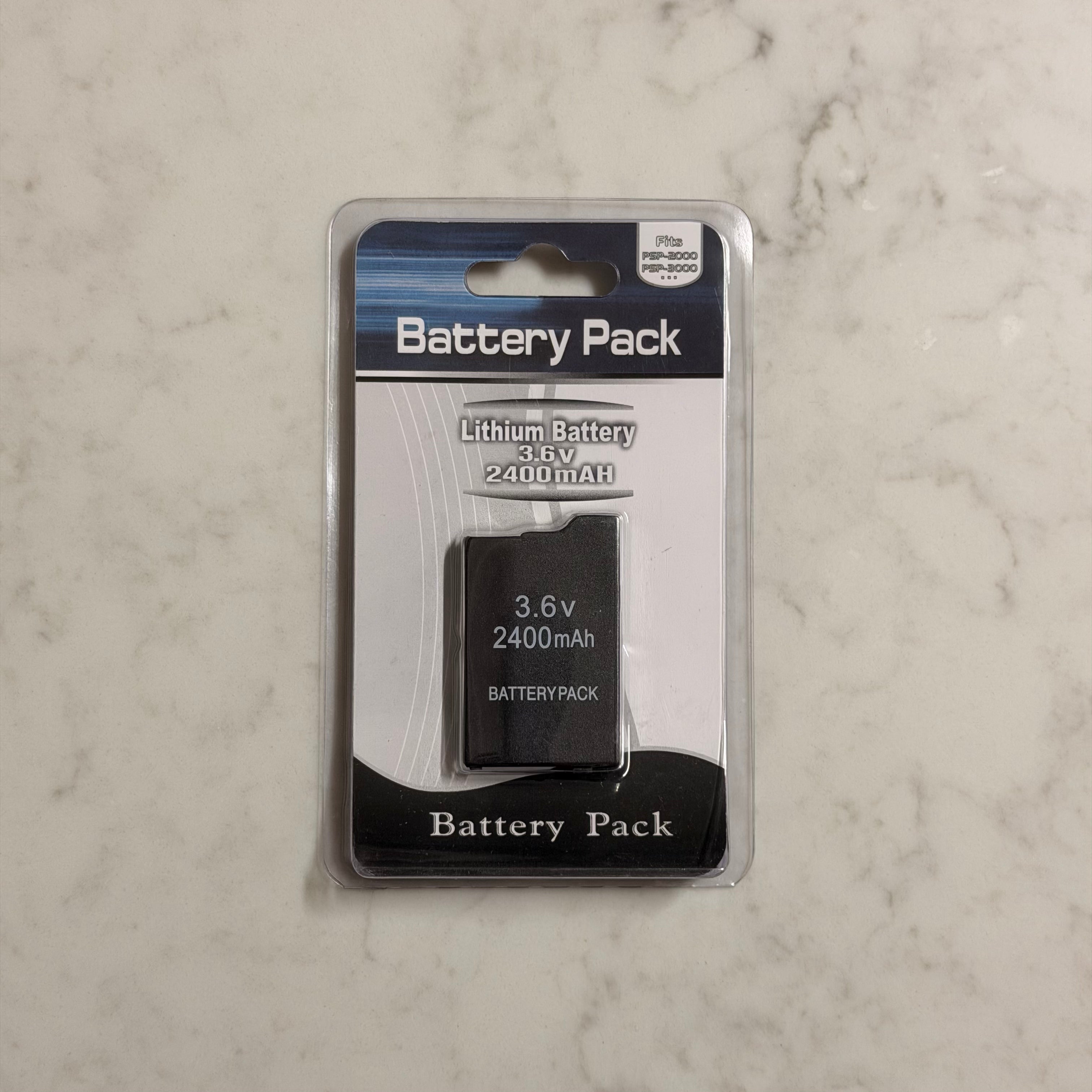 PSP 2000 / 3000 3.6V 2400mAh Battery Pack