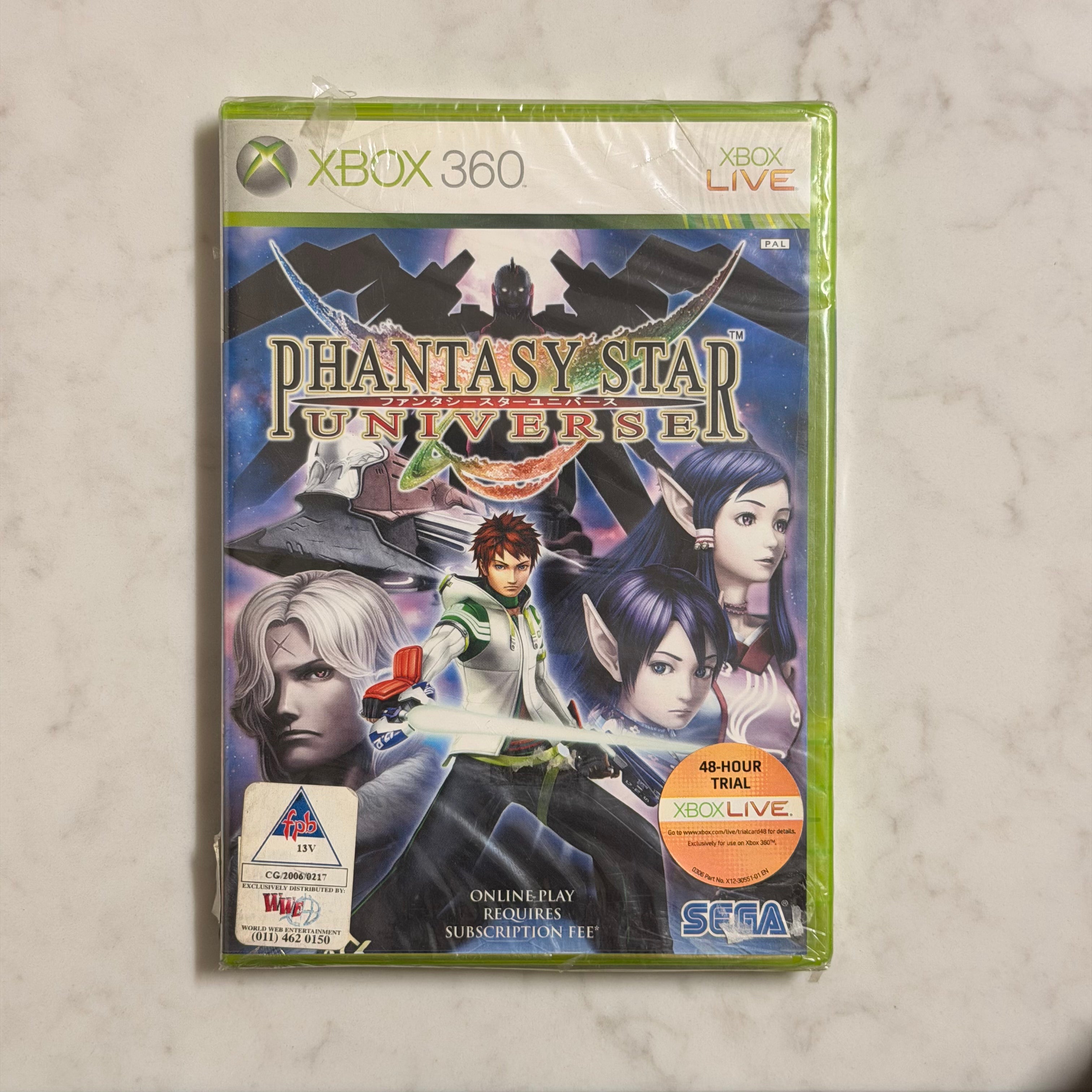 Xbox 360 Phantasy Star Universe